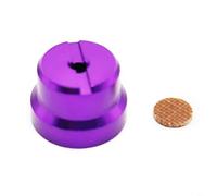 FACAIIO Medidor de carrete de aleación de aluminio para SLX DC Half Moon Cap M7 S Baitcast Reel Parts & Repair Kit con junta (púrpura)