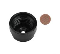 FACAIIO Medidor de carrete de aleación de aluminio para SLX DC Half Moon Cap M7 S Baitcast Reel Parts & Repair Kit con junta (negro)