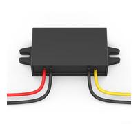FACAIIO Módulo convertidor reductor de 24 V CC a CC 12 V, 63 x 28 x 14 mm, tamaño compacto con IP68 impermeable y resistencia a altas temperaturas para alarmas de coche, navegación, luces