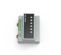 FACAIIO Módulo de interruptor de relé WiFi de 6 canales, controlador de automatización del hogar inteligente de 16 A con indicadores LED y botones manuales, compatible con aplicación inteligente para