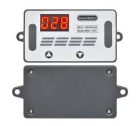 FACAIIO Módulo de relé de retardo programable DC 5V-30V, 15A 400W Dual MOS | Con pantalla LED, temporizador de ciclo de disparo de alto nivel para bomba de luz del motor, modo de suspensión automática y