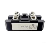 FACAIIO Módulo rectificador de puente, MDQ-100 A 1600 V, diodo monofásico de 4 terminales para inversor PWM, excitación de motor CC y carga de condensador