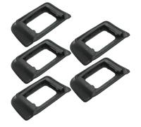 FACAIIO Ocular de repuesto para DK-20 D5200 D5100 D3200 D3100 D3000 D80 D70 D70S D60, paquete de 5, negro, cámara de cubierta ocular para protección, polvo y bloqueo de luz