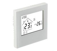 FACAIIO Panel de termostato con sensores internos y de piso de IP20 nominal ignífugo 86 x 86 mm para ajustes de temperatura del hogar (calefacción eléctrica)