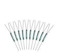 FACAIIO Paquete de 10 interruptores de láminas de vidrio de 3 pines SPDT normalmente abierto cerrado 14 x 2 mm, circuitos IoT de inducción magnética de 60 V CC