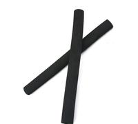 FACAIIO Paquete de 2 empuñaduras de espuma para manillar de bicicleta y cortacésped, cubierta de esponja que absorbe los golpes, color negro