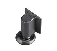 FACAIIO Paquete de 2 topes magnéticos para puerta, autoadhesivos, montaje en suelo para habitaciones, altura ajustable de hasta 22 mm, construcción de aleación de zinc, instalación sin taladros