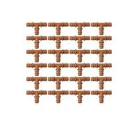 FACAIIO Paquete de 24 conectores de riego por goteo de 16 mm, conectores de riego de jardín eficientes para distribución de agua