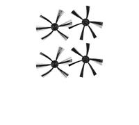 FACAIIO Paquete de 4 accesorios de cepillo lateral redondo para robot Severin RB7025 para piezas de aspiradora