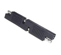 FACAIIO Paquete de 5 adaptadores de polaridad inversa SAE negro, 30 A 2 pines CC 12 V/24 V para conectar rápidamente la batería solar para cable de mantenimiento del cargador