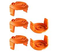 FACAIIO Paquete de 5 tapas de bobina para modelos WORX String WG150 WG151 WG152 WG153 WA0010 WG155, cubierta de línea de plástico con instalación a presión