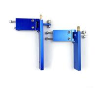 FACAIIO Pastilla de agua de timón para barcos eléctricos de metanol a control remoto, construcción de aluminio fuerte para un uso duradero (azul 75 mm)