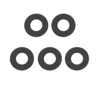 FACAIIO Pastillas de freno de carbono para carrete Baitcast Daiwa PR100 PD106, juego de 5 piezas con placas de fricción de 28 x 1 mm y 28 x 0,5 mm, alivio de fuerza