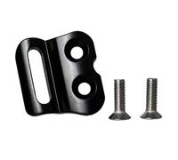 FACAIIO Percha de cambio frontal de aleación de aluminio gigante para bicicleta, distancia central de 16 mm, para mecanizado CNC