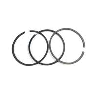 FACAIIO Pistón compresor de aire de 125 mm para kit de anillo FS125, 125A, cilindro KS125, 3 o 4 piezas, acero de resorte, 4,5 mm de ancho