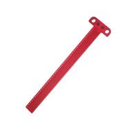 FACAIIO Regla tipo T, herramienta de escritura para carpintería con escala transparente, calibre de marcado de línea de aleación de aluminio, carpintería de 160 mm, 260 mm, 400 mm