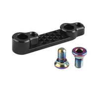 FACAIIO Road for Bike - Adaptador de freno de disco trasero de montaje plano para conversión de 140 mm a 160 mm, montaje de pinza de aluminio 7075, para SRAM y Campagnolo, par de torsión de 8 Nm