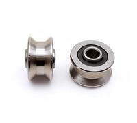 FACAIIO Rodamiento de polea de pista T16.5 de 16,5 x 9 x 11 mm para rodillo deslizante de acero inoxidable para dispositivos de comunicación de equipos fotográficos