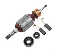 FACAIIO Rotor con rodamientos y escobillas de carbono de repuesto para martillo rotativo Makita HR4010C HR4001C HR4011C 513633-7 piezas