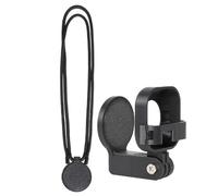 FACAIIO Soporte de cuello para Insta360 GO Ultra, accesorio compacto de vlogging POV con correa de liberación rápida, material ABS, 5,7 x 5,6 x 7,2 cm, negro