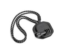 FACAIIO Soporte de montaje para cámara con cordón para DJI Osmo e Insta360, soporte magnético para el cuello con corrección automática, 8 imanes, color negro