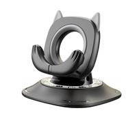 FACAIIO Soporte de teléfono ajustable de 360° para todos los teléfonos inteligentes, soporte de operación con una sola mano con rotación de 360 grados, material ABS, gris