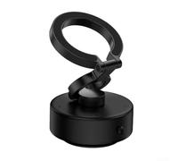 FACAIIO Soporte de teléfono de absorción al vacío 360 ideal para vehículos, proporciona un apoyo fiable durante la navegación o transmisión (negro)