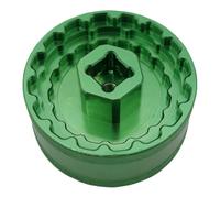 FACAIIO Soporte inferior 5 en 1 para bicicleta, para toma de extracción de aleación de aluminio CNC BB con mango moleteado, ligero 119 g, para soportes inferiores de bicicleta, color verde