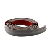 FACAIIO Tira de transición de suelo 3M para una transición de suelo sin costuras, material TPE, se adapta a alfombras de hasta 10 mm de grosor, color gris oscuro