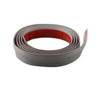 FACAIIO Tira de transición de suelo para borde de alfombra para una transición sin costuras, material TPE, 3 m de longitud, para alfombras de hasta 10 mm de grosor, color gris oscuro