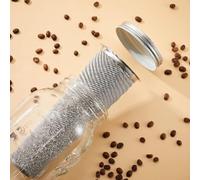 FACAIIO Tubos de filtro de café de malla de 8 x 15 cm y 8 x 21 cm, tarros de boca ancha, colador reutilizable, té helado y infusión fría