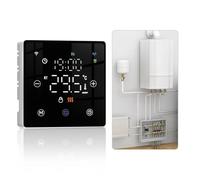 FACAIIO Tuya - Termostato WiFi, controlador de temperatura de caldera de gas alimentado por batería con aplicación y control de voz, color blanco