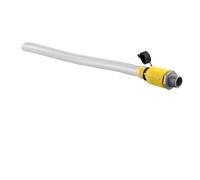 FACAIIO Válvula de drenaje de aceite 125-508 para Cadet 951-10517A, Craftsman, Tecumseh Tractores de césped, rosca NPTF de 3/20.3 cm-18, aleación de zinc + PC, plata + amarillo