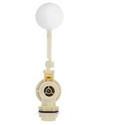 FACAIIO Válvula flotante de presión diferencial ABS, interruptor de nivel de agua, depósito de apagado automático para tanque, color blanco