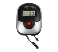 FACAIIO Velocímetro estacionario para bicicleta con pantalla LED para tiempo, calorías, frecuencia cardíaca y frecuencia, color negro