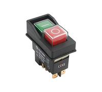 FACDEM 2 piezas KLD-28 KLD-28A herramientas de jardín electromagnéticas de arranque de botón de arranque para máquina de herramientas IP55 impermeable seguridad con 28A (color: KLD28A 5PIN)