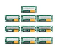 FACDEM Fuente de alimentación dual PSU sincronizador de bloque de PC ADD2PSU ATX de 24 pines a 4 pines Molex conector elevador minero adaptador de minería (10 piezas verde sata)