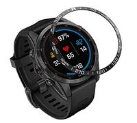 FACDEM Marco de estilo de anillo de bisel para Garmin Fenix 7 7X Fenix7 Smart Watch cubierta de metal de acero inoxidable anillo de protección antiarañazos (color: negro, tamaño: 26 mm para Fenix 7X)