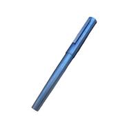 FACDEM Pluma estilográfica colorida de aleación de titanio n.º 6 EF/F, punta suave, regalo de escritura para estudiantes de negocios con bolígrafo convertidor (B, cuchillo largo de 0,8 a 1,2 mm)