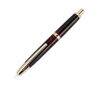 FACDEM Pluma estilográfica de metal azul perla con diseño de patrón de pluma estilográfica EF F Pluma de tinta de escritura suministros escolares para regalos (06, EF (0.4 mm)