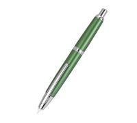 FACDEM Pluma estilográfica de metal azul perla con diseño de pluma estilográfica, punta EF F, suministros escolares, regalos (12, EF (0.4 mm)