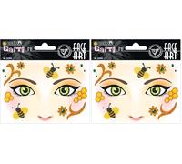 FACE ART STICKER HONEY BEE (Paquete de 2)