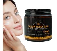 Face Beef Tallows, 120g Compact Organic Tallow Face Cream, 2.56x2.28 Inches Portable Skin Care Products, Women Body Butter, Dry Hand Repair for Soft and Smooth Facials