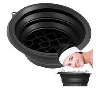Face Bowl para Hielo, Enfriamiento Rápido Lavabo Plegable De Silicona con Bandeja De Hielo Incorporada, Lavabo Estable Fácil De Limpiar, Resistente A Las Manchas Face I-CE Bath Bowl