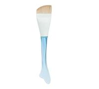 Face Concealer Brush - 7 cm Fishtail Flat Head | Curved Thin Design | Seamless Non-marking Foundation Applicator, Imitation Fibre Makeup Tool, Blending