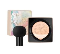 Face Concealer, Hydrating Color Corrector Primer with Mushroom-Shaped Applicator, Makeup Base Foundation for, Home, Travel, Parties