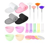 Face Cover Kit - Reusable Skincare Mixing Accessories, Silicone Beauty Set