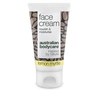 Face Cream Australian Bodycare, 50 ml | Tea Tree Oil + Lemon Myrtle | Crema hidratante facial para piel grasa y con espinillas, granos y acné | 100% Vegan