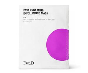 Face D - Mascarilla facial exfoliante e hidratante - monodosis