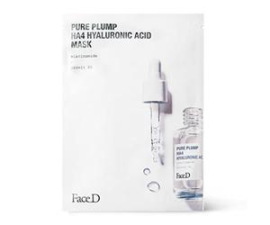 Face D - Mascarilla hidratante Pure Plump con ácido hialurónico HA4 y provitamina B5